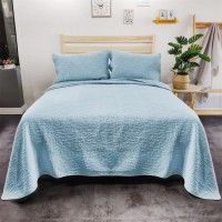 Five star   stone washed Cotton Bedding Bed Comforter 3 pcs set Bedspread Quilt