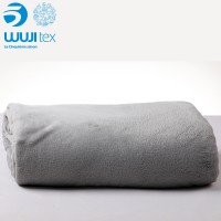 Super soft 100% polyester Plush fuzzy sofa bedding flannel throw blanket