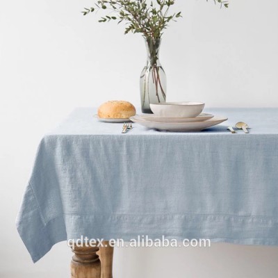 customer size multi color table clothes 100% Pure Linen Table cloth