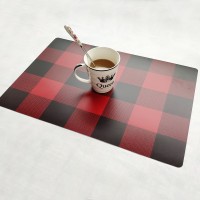 Wholesale high quality dining table placemats pp hot stamping butterfly placemats