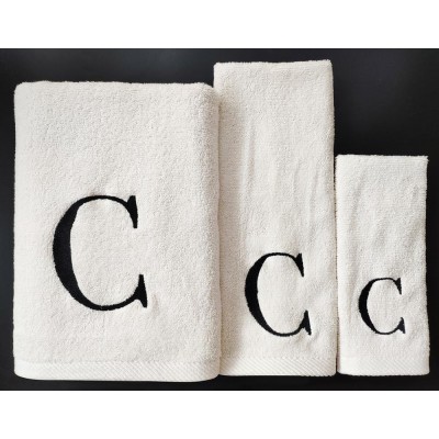 wholesale High Quality linen hand towels monogram 20pc