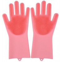 Magic Silicone Dish Washing Gloves Kitchen Accessories Dishwashing Glove Household Tools for Cleaning Car Pet Brush