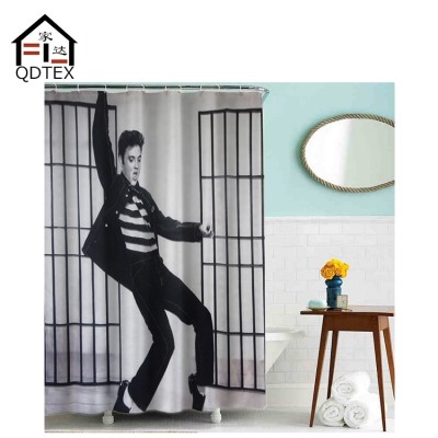 Various Styles Custom Printing Hight Quality Polyester Shower Curtain