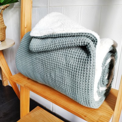 Warmth Super Soft Multi-purpose  Cotton Sherpa Blanket